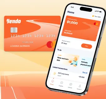 Yendo card and mobile app